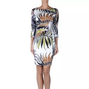 Just Cavalli Multicolor Floral Dress Sz 4
